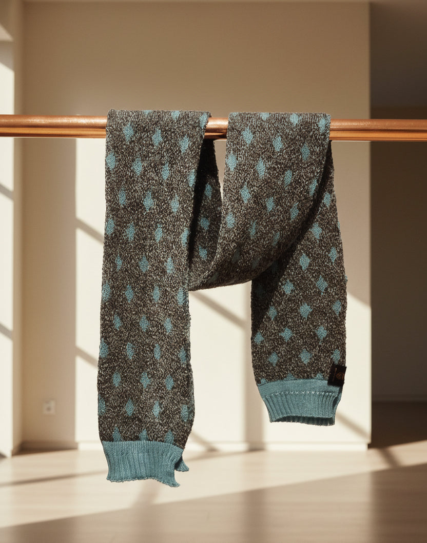 Kimberley Coal Baby Alpaca Scarf