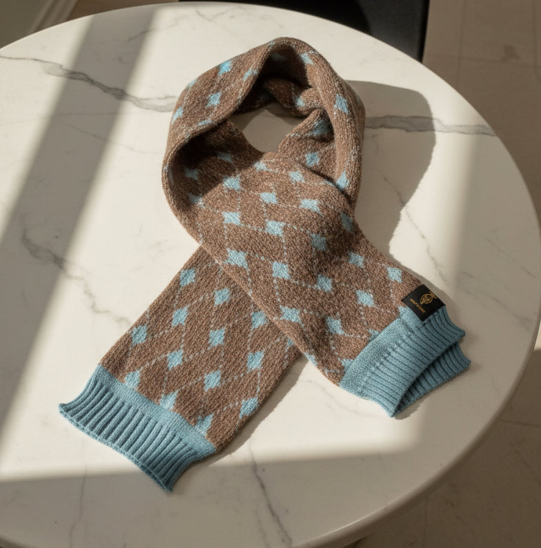 Kimberley Hearth Tone Baby Alpaca Scarf