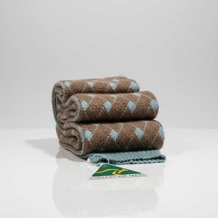 Kimberley Hearth Tone Baby Alpaca Scarf