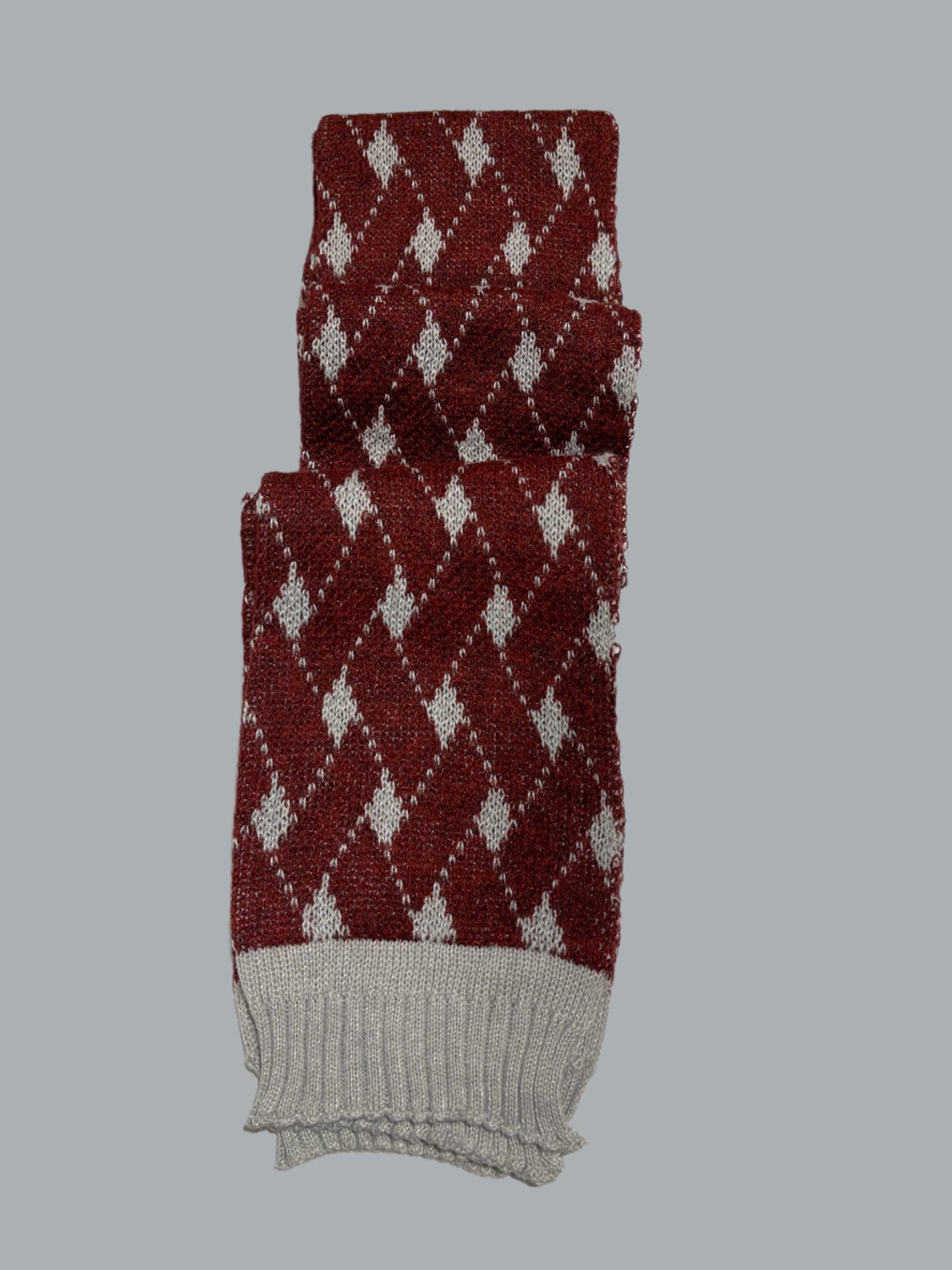 Alpaca Scarf Bricks Design – Jacquard Knit