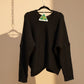 Alpaca Mohair Pullover Black
