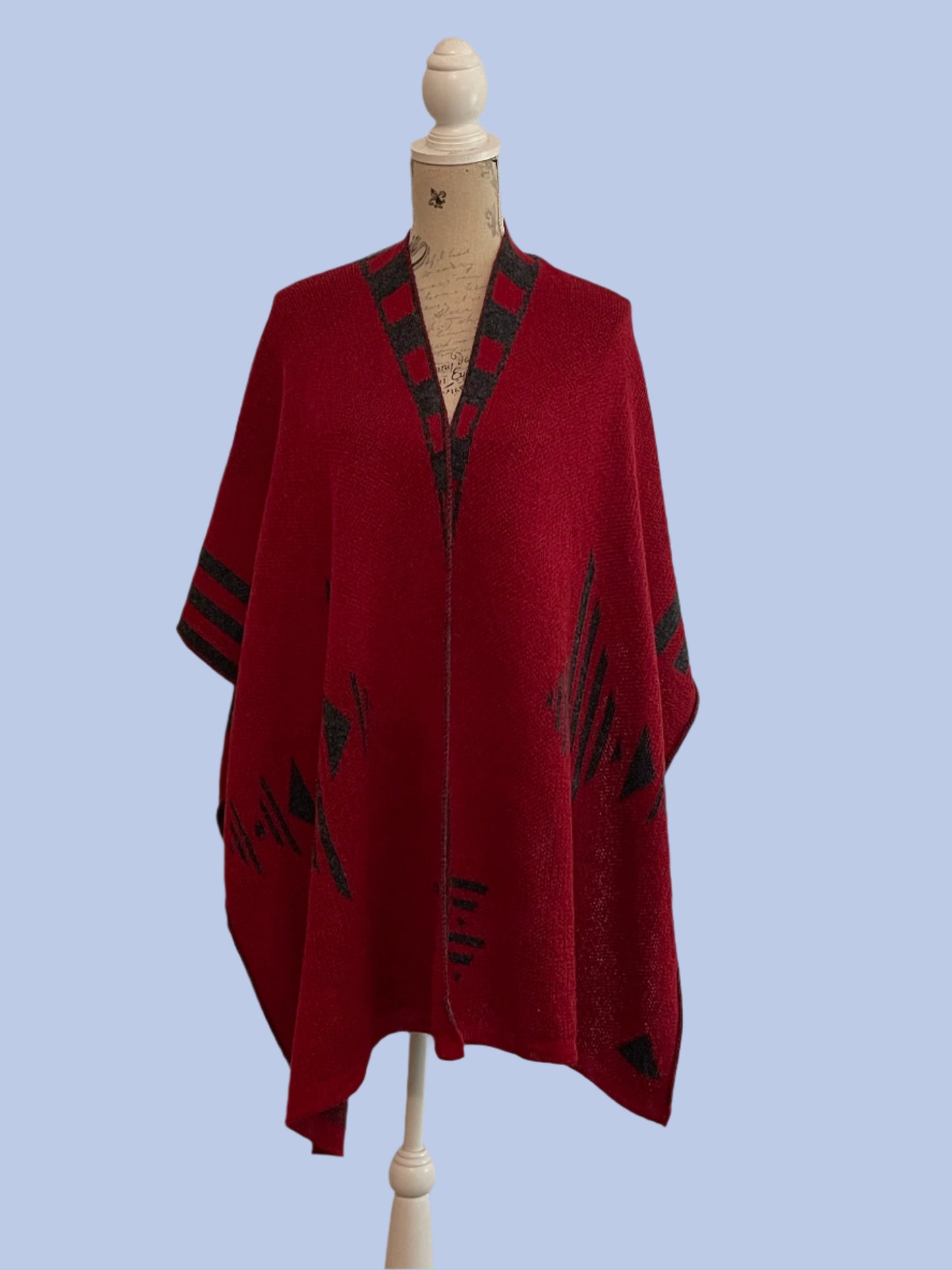 Alpaca Poncho-Cape Totem