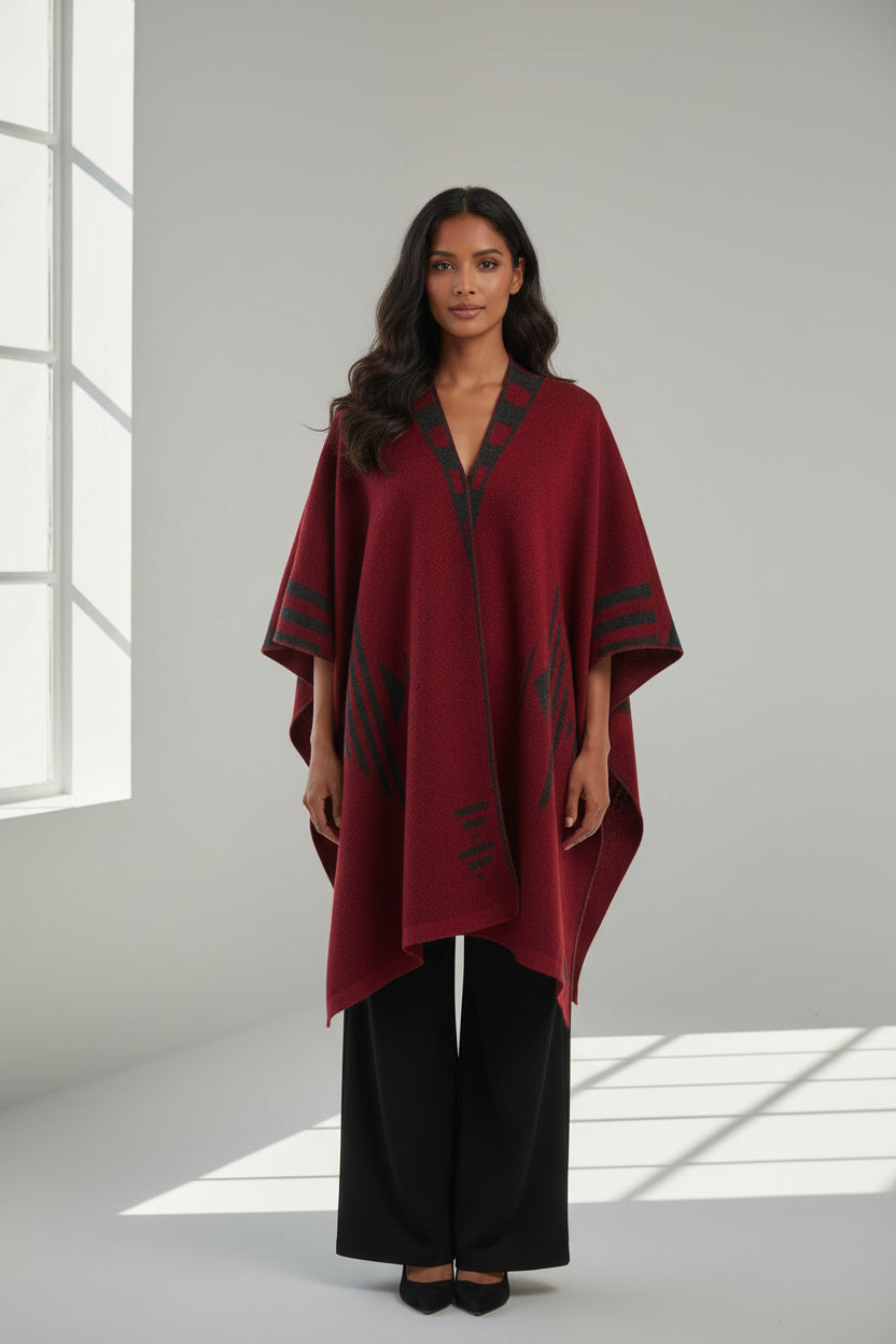 Alpaca Poncho-Cape Totem