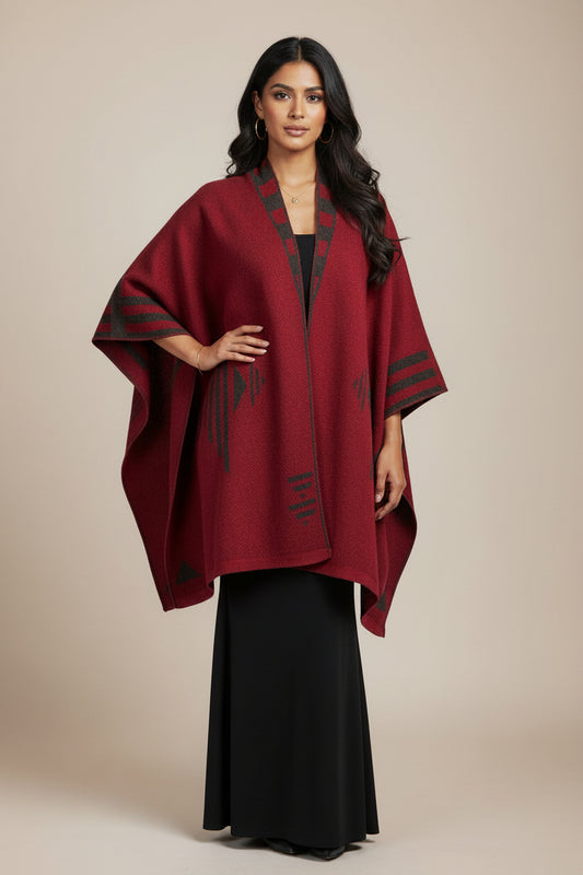 Alpaca Poncho-Cape Totem