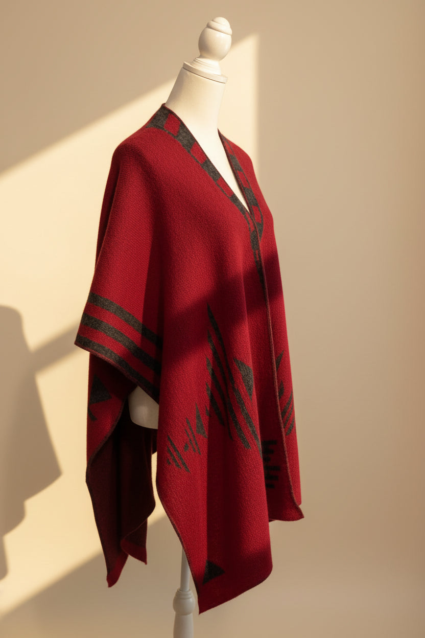 Alpaca Poncho-Cape Totem