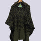Australian Alpaca Thick Poncho Hooded, CAMO Green