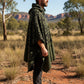 Australian Alpaca Thick Poncho Hooded, CAMO Green