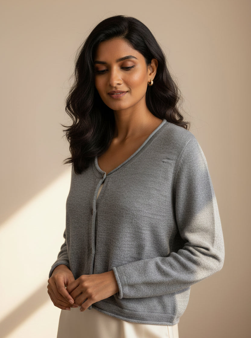 Alpaca  Cardigan Classy Jersey