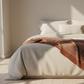 Australian Alpaca  Blanket European-Look Wrap Throw Terracotta/Gray