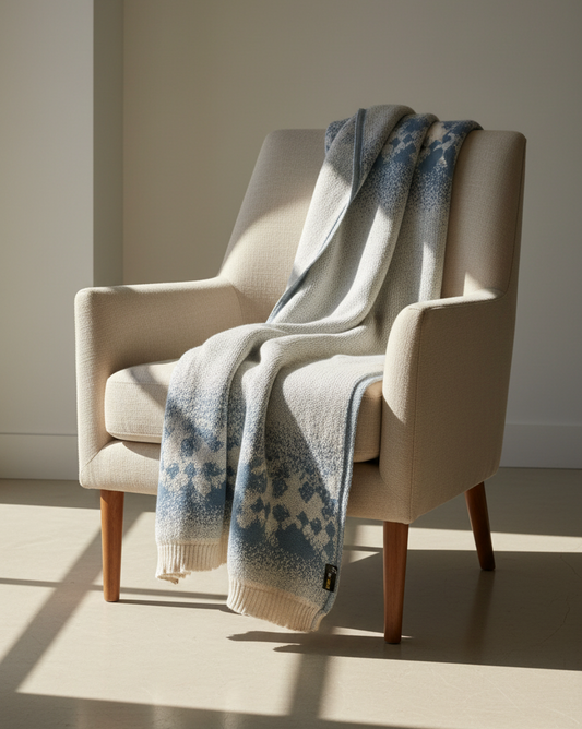 Australian Alpaca  Blanket Wrap Throw Alaska, Natural Milk Tone