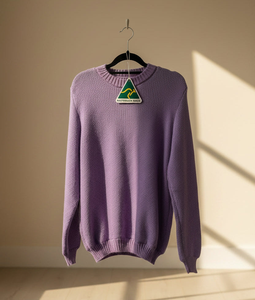 Baby alpaca Lilac Boronia Sweater | Extra soft