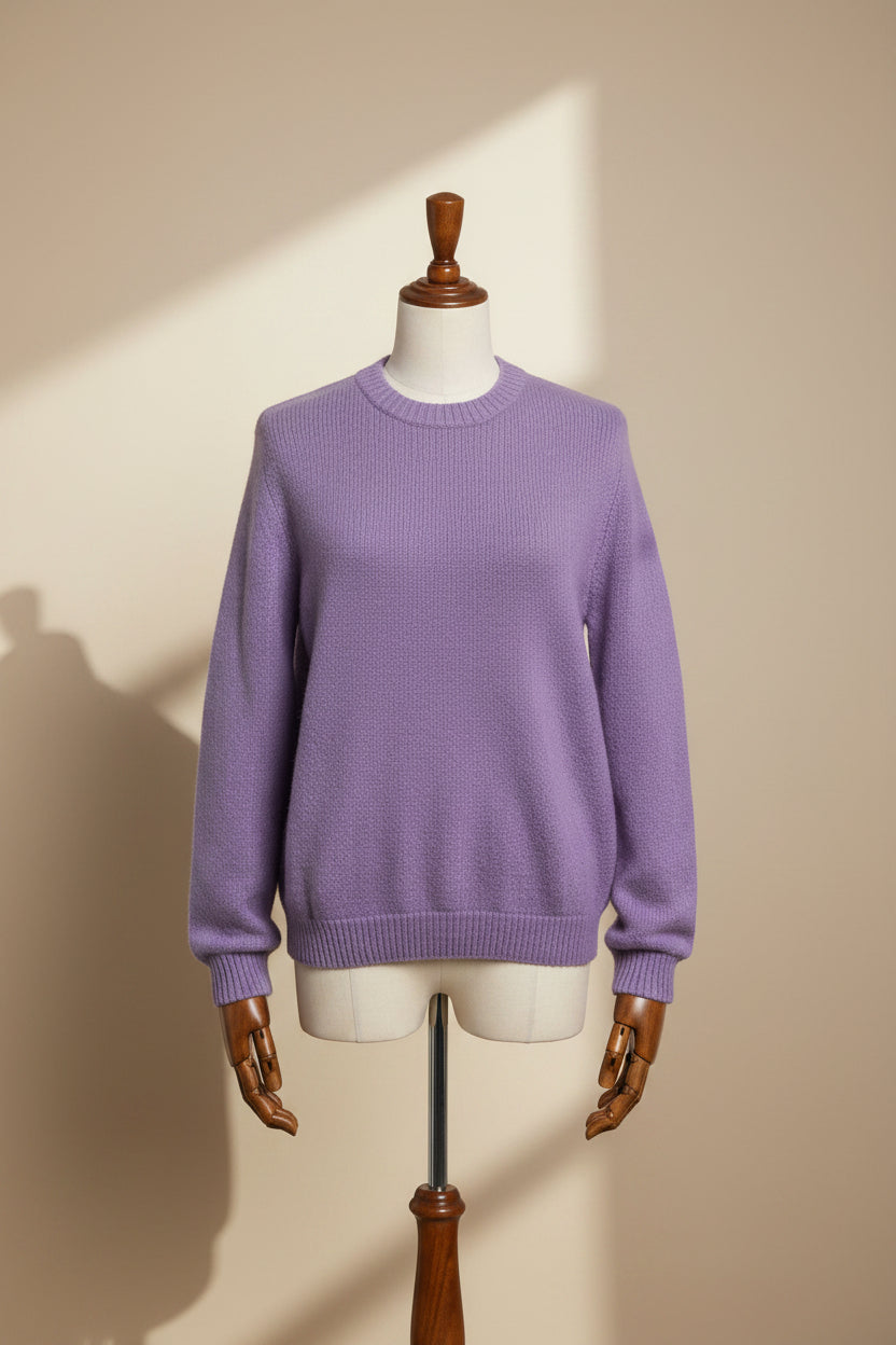 Baby alpaca Lilac Boronia Sweater | Extra soft