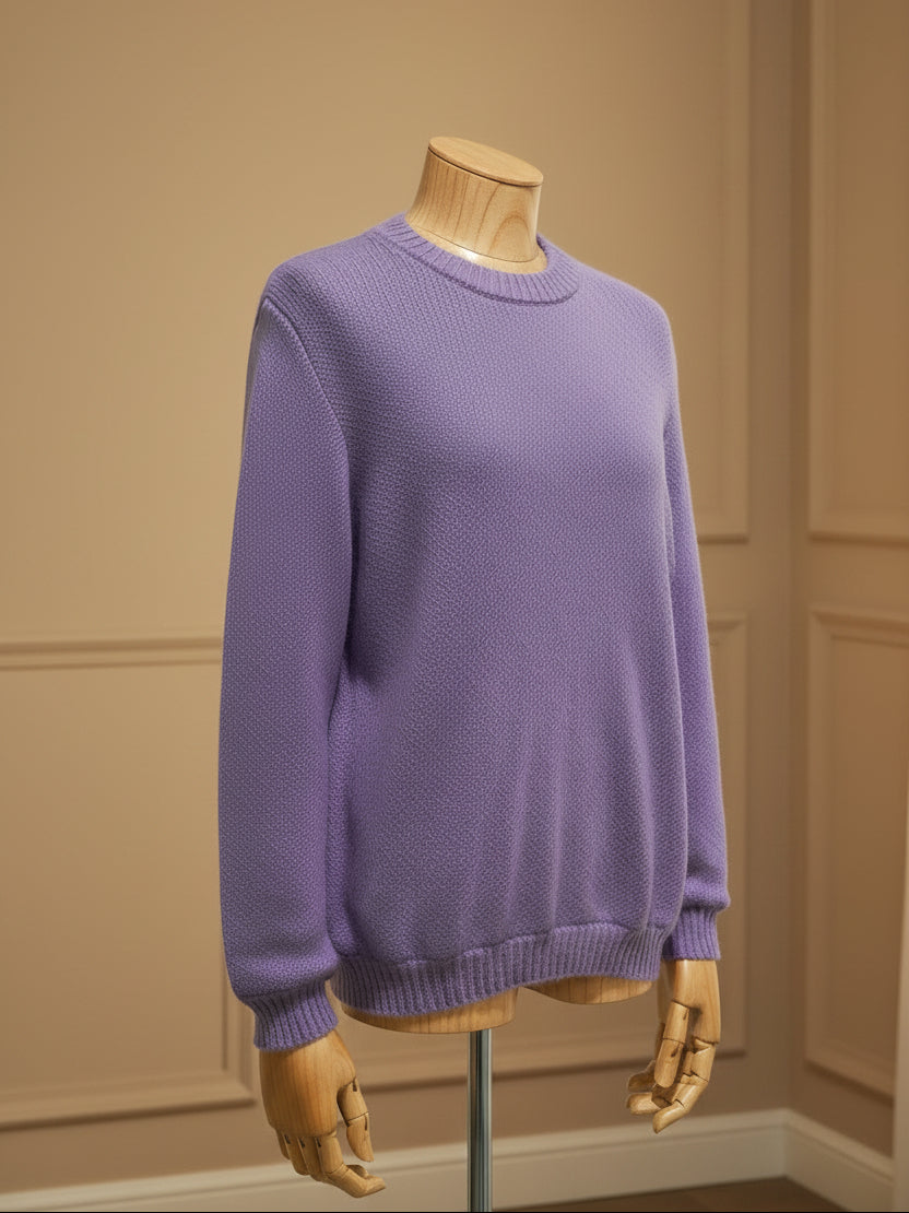 Baby alpaca Lilac Boronia Sweater | Extra soft