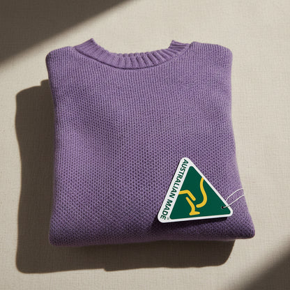 Baby alpaca Lilac Boronia Sweater | Extra soft