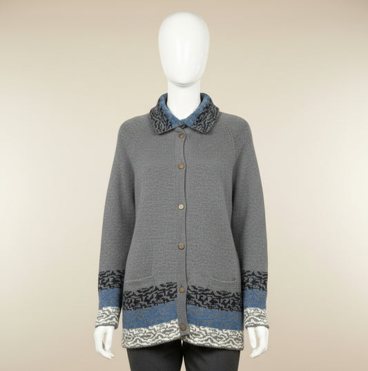 Alpaca Design Sweater Gray