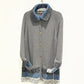 Alpaca Design Sweater Gray