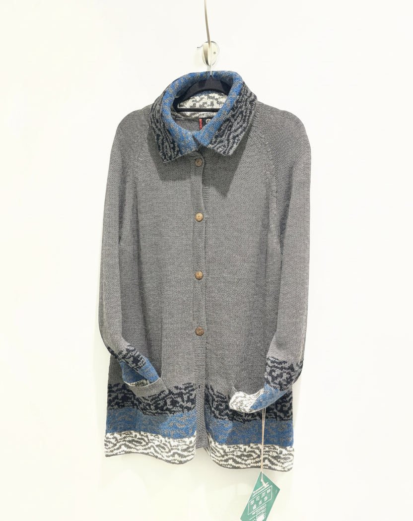 Alpaca Design Sweater Gray