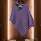 Alpaca Extra Smooth Poncho – Hovea Bloom