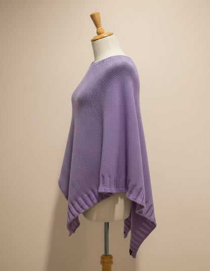 Alpaca Extra Smooth Poncho – Hovea Bloom