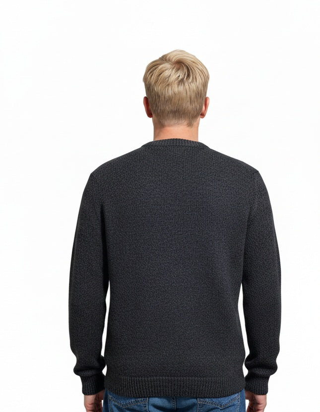 Alpaca Labyrinth Round Neck Sweater Men