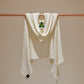 Baby Alpaca Shawl-Scarf Flannel Flower | Extra Soft & Light