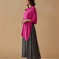 Baby Alpaca Shawl-Scarf Fuchsia Heat, Extra Soft and light