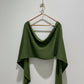 Baby Alpaca Shawl-Scarf Livistona Moss | Extra Soft & Light