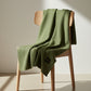 Baby Alpaca Shawl-Scarf Livistona Moss | Extra Soft & Light