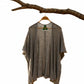 Baby Alpaca Light Cape in Natural Gray | Extra soft