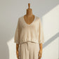 White Airy Knit Summer Sweater | Extra Soft and Light