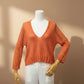 Alpaca Gold Pink Airy Knit Summer Sweater | Extra Soft and Light