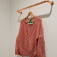 Alpaca Gold Pink Airy Knit Summer Sweater | Extra Soft and Light