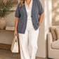 Alpaca Long Cardigan Light Knit in Sky Blue