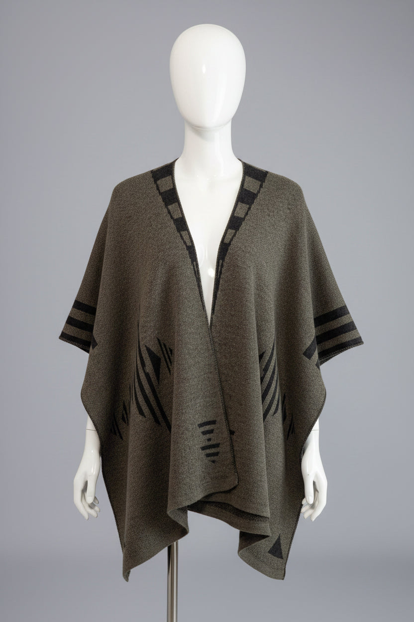 Alpaca Poncho-Cape Totem