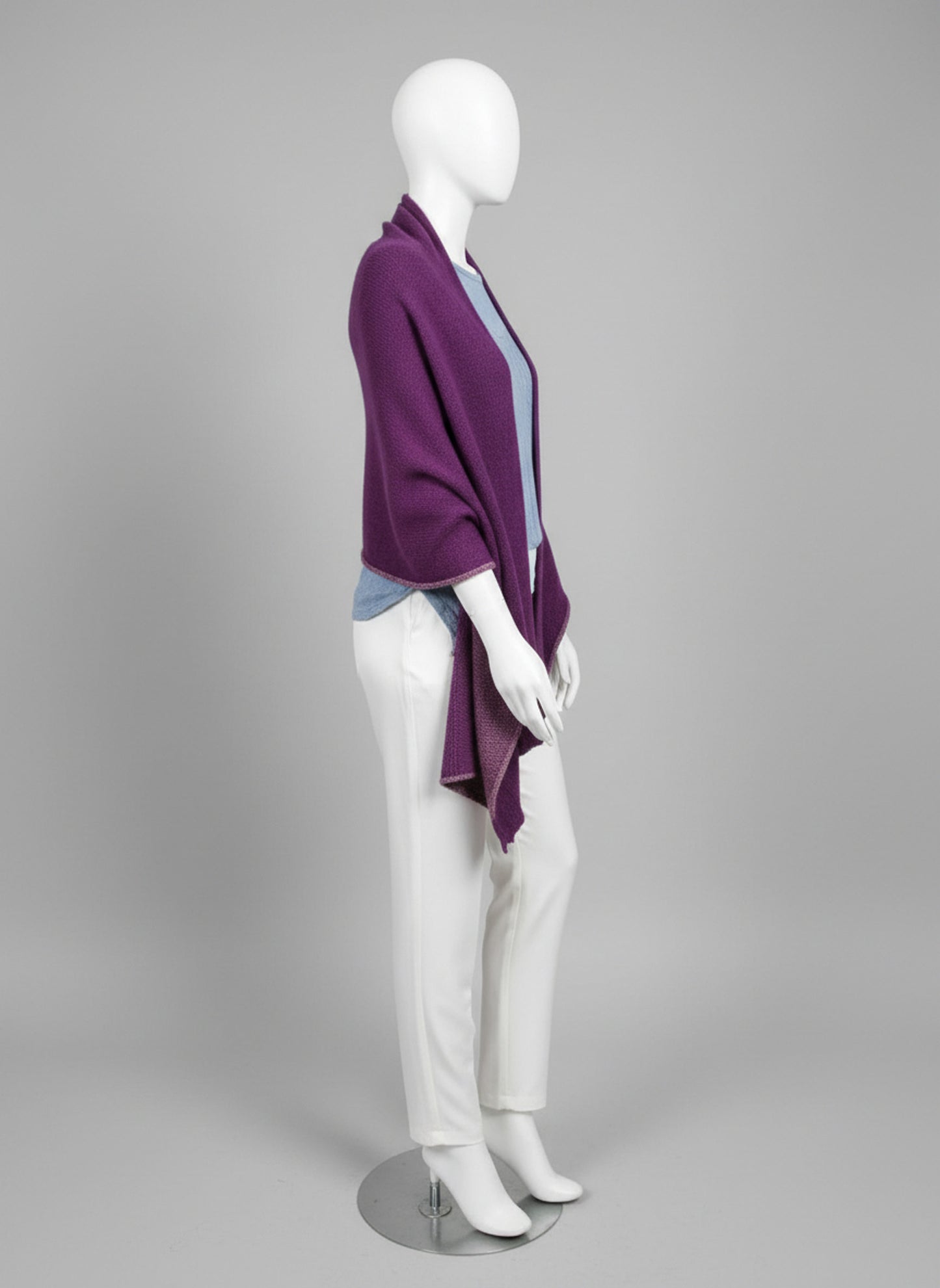 Alpaca Unisex Shawl-Scarf Extra Soft Purple Haze