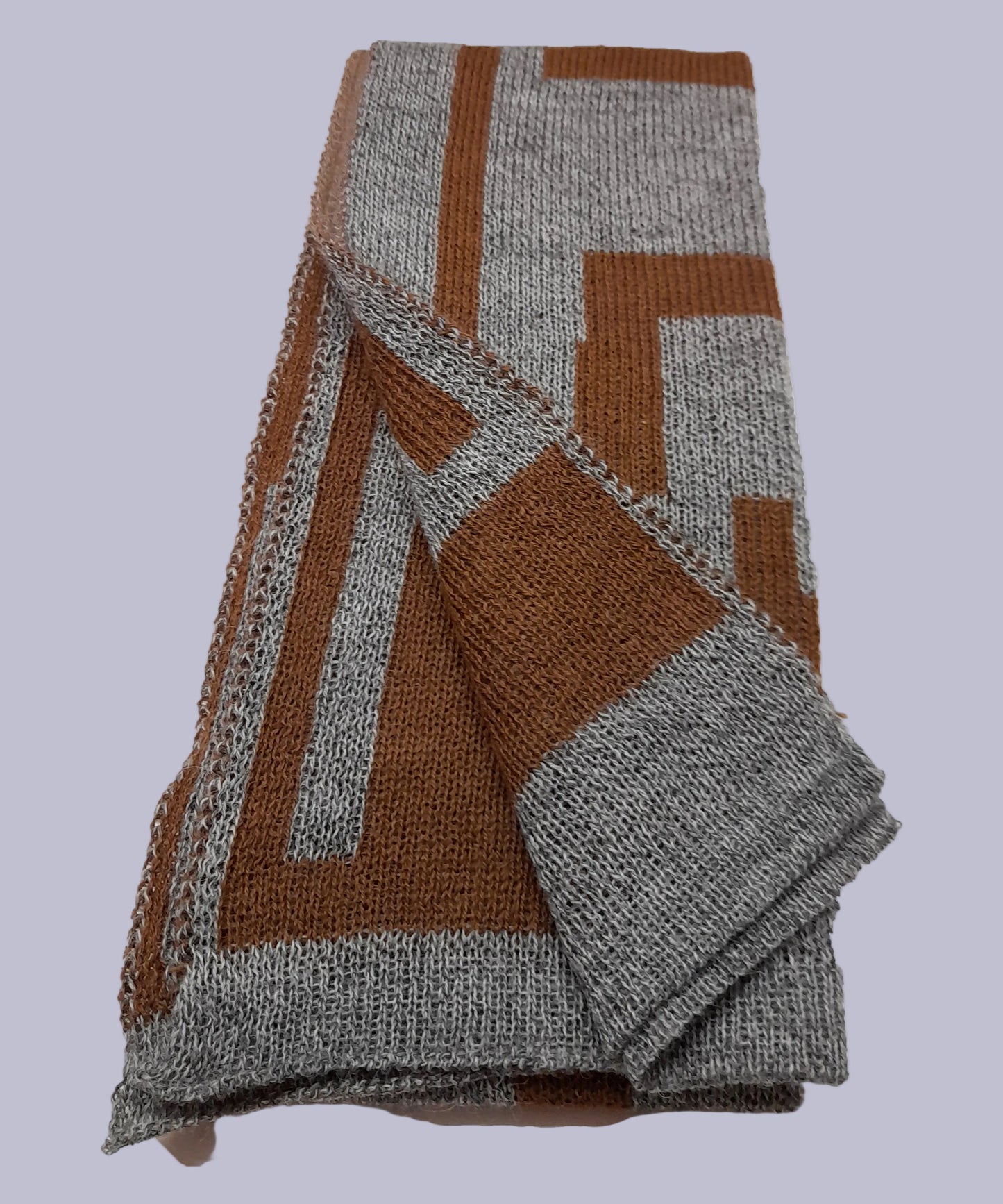 Alpaca Scarf Labyrinth Design – Reversible