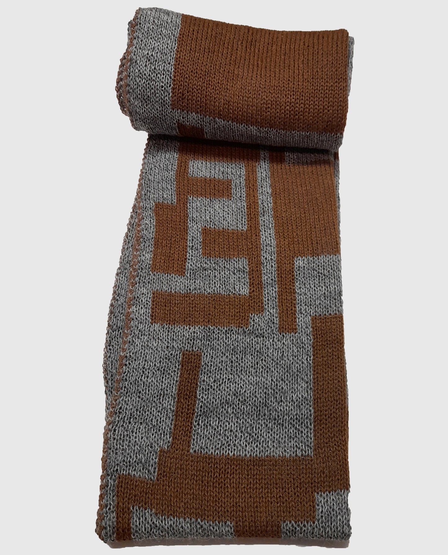 Alpaca Scarf Labyrinth Design – Reversible