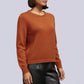 Alpaca Round-Neck Classy Soft Jumper Melon Tone