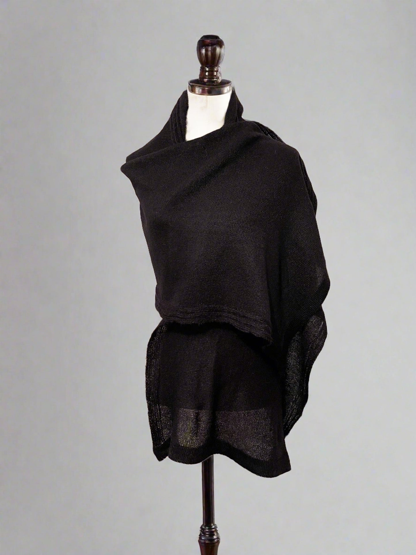 Alpaca Baby Shawl-Scarf | Dual-Use Scarf & Shawl | Extra Soft & Light