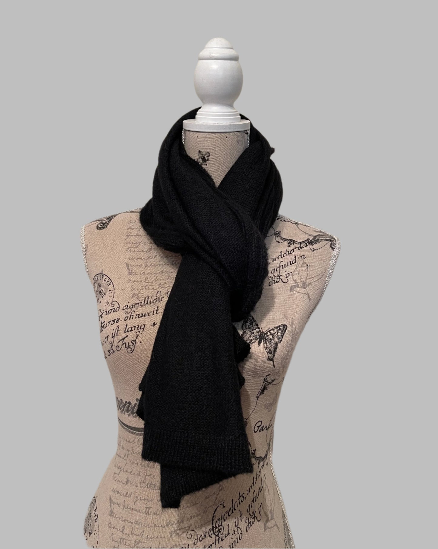 Alpaca Baby Shawl-Scarf | Dual-Use Scarf & Shawl | Extra Soft & Light