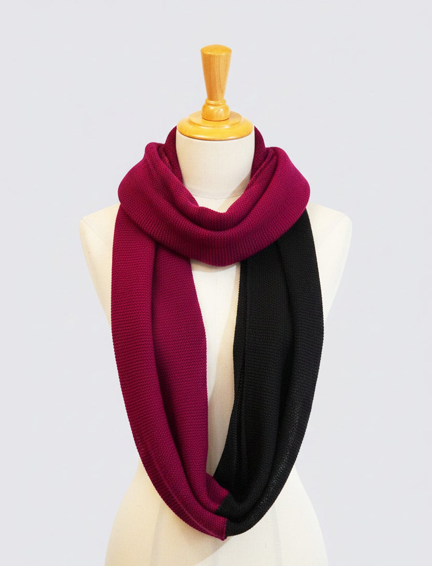 Alpaca Loop Scarf Bi-colour