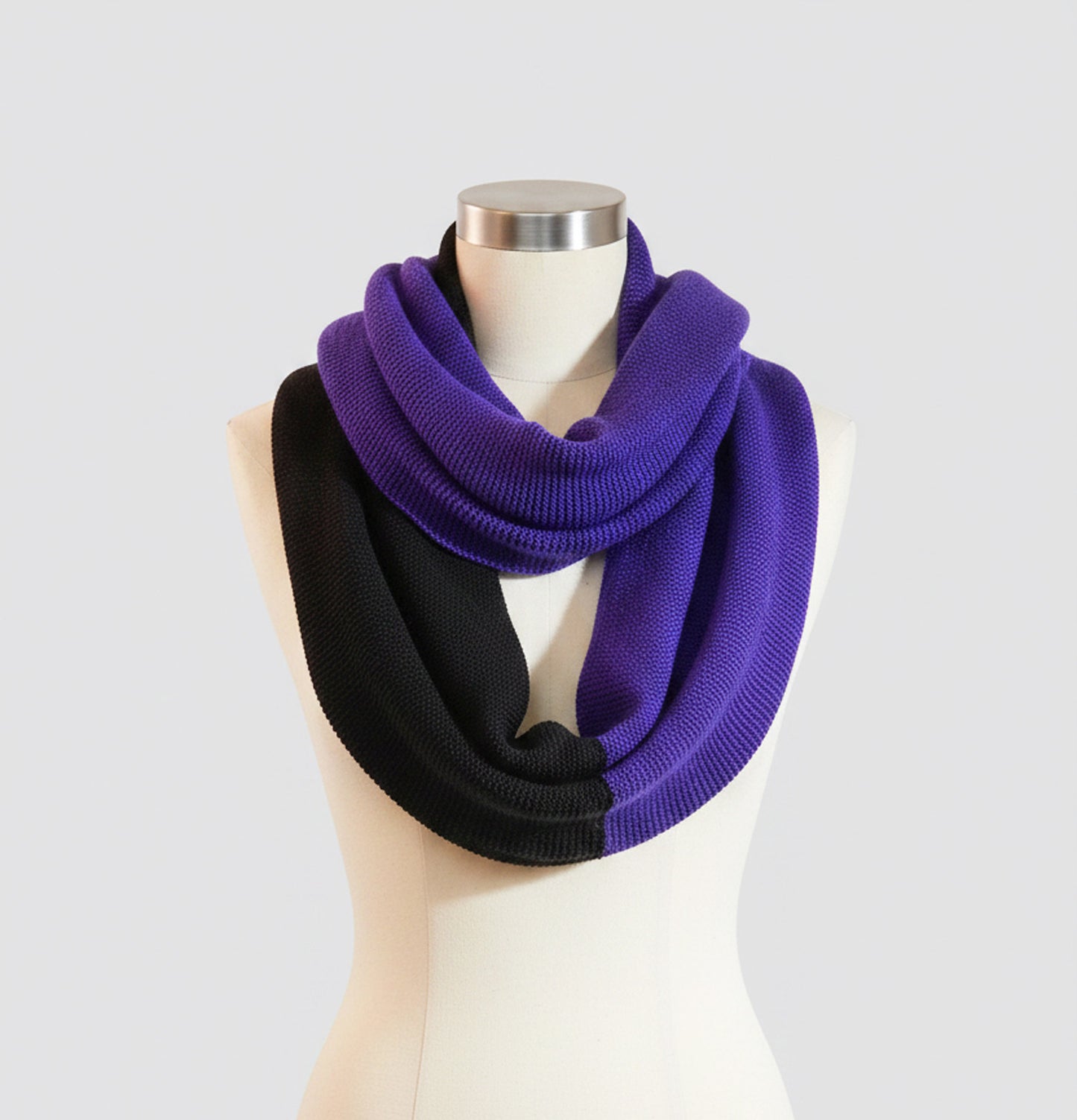Alpaca Loop Scarf Bi-colour