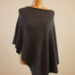 Alpaca Asymmetrical Thick Poncho