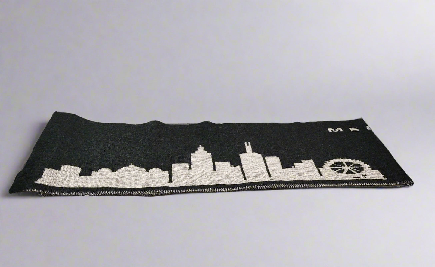 Melbourne City & Tram Alpaca Wool Scarf