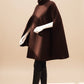 Alpaca Asymmetrical  Poncho Diamond