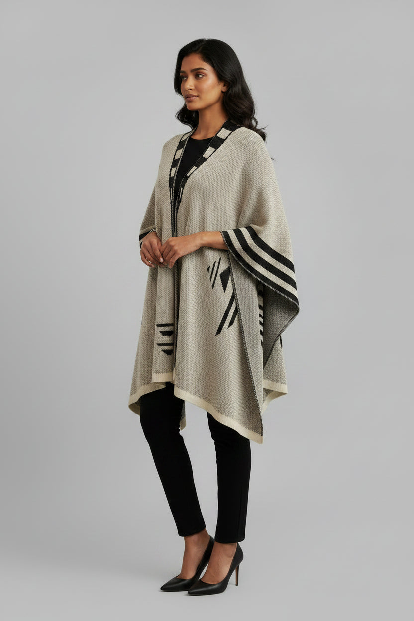 Alpaca Poncho-Cape Totem