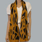 Alpaca Unisex Scarf Lake Stones design