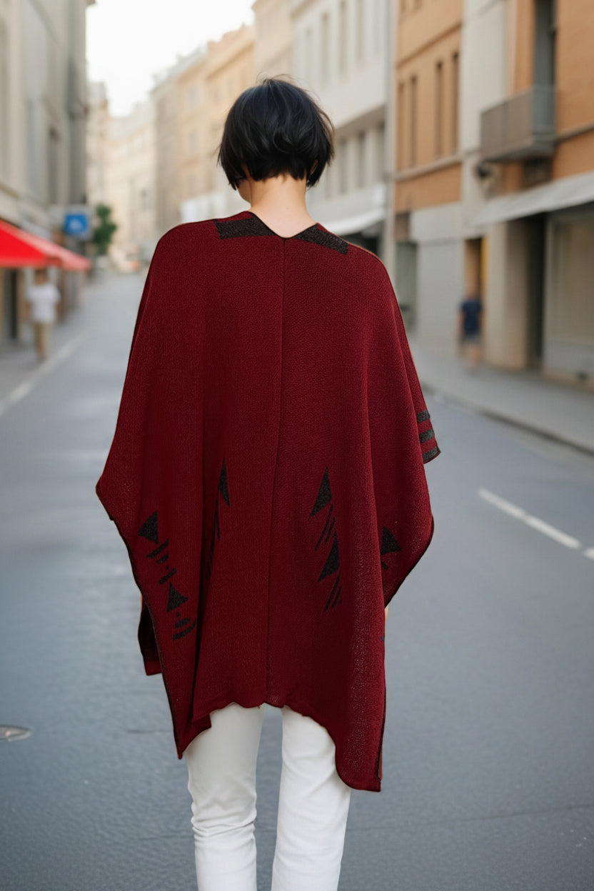 Alpaca Poncho-Cape Totem