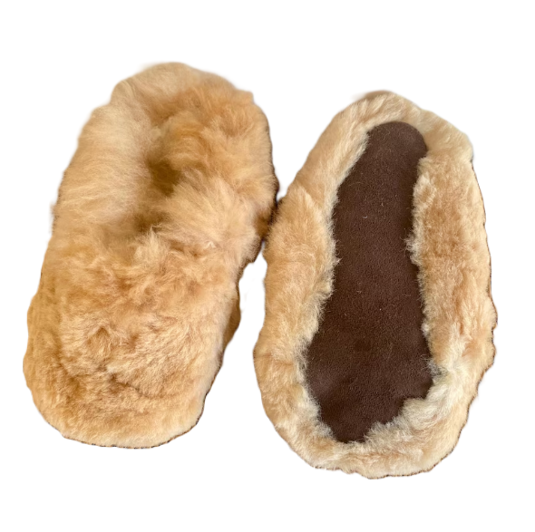 The Best Baby Alpaca Fur White Slippers Unisex
