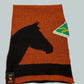 Unisex Alpaca Scarf – Brumby Horse Design